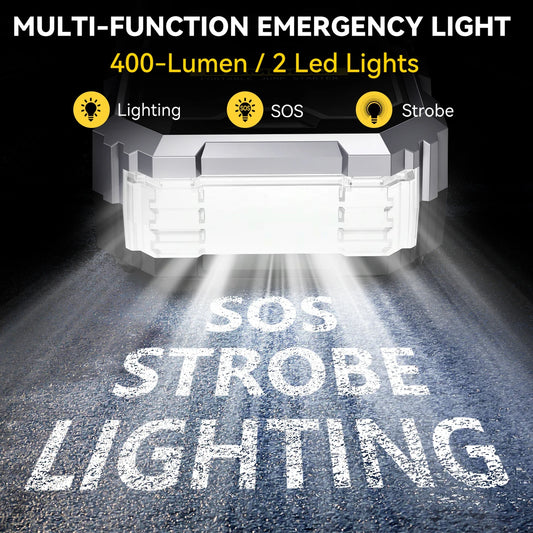4-in-1 7000A Car Jump Starter, 150 PSI Pump & Power Bank