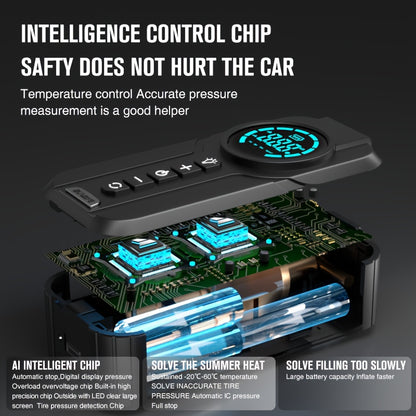 4-in-1 Car Jump Starter & Tire Inflator – Portable Battery Booster and Air Compressor for Cars