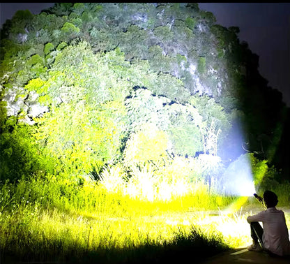 Ultra Bright Rechargeable LED Torch – Tactical Zoom Flashlight