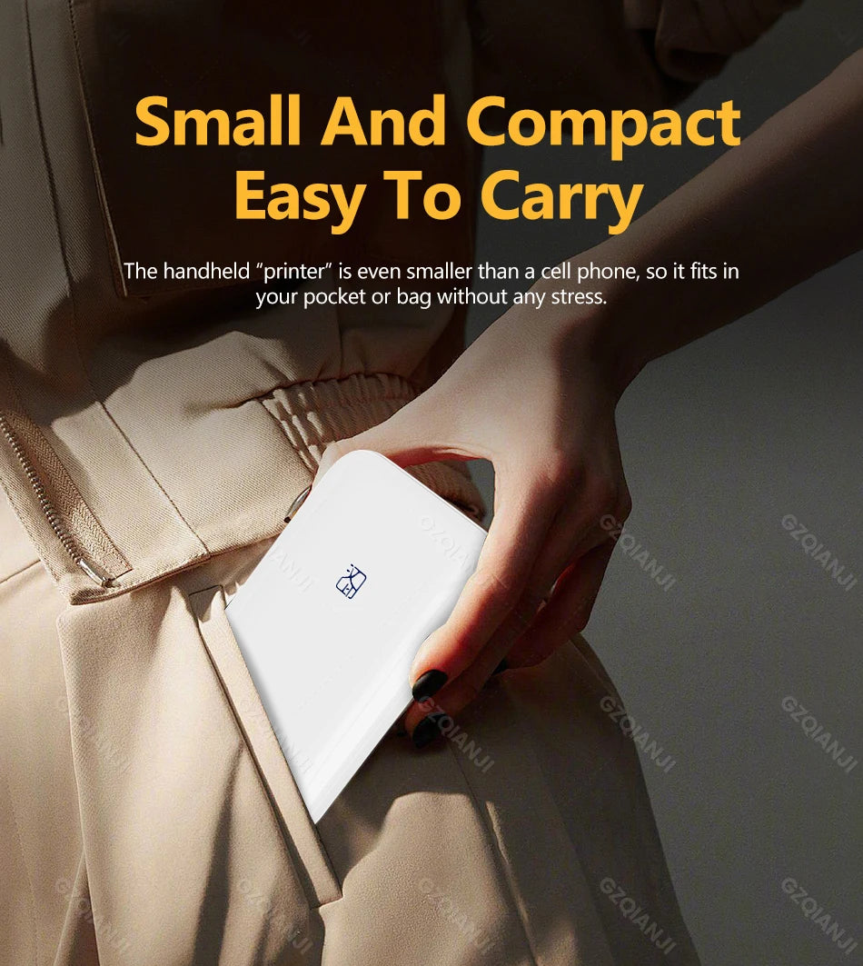 Portable Wireless Photo Printer