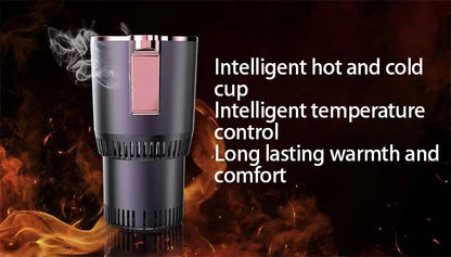 2-in-1 Car Cup Cooler & Warmer – Smart Temperature Control