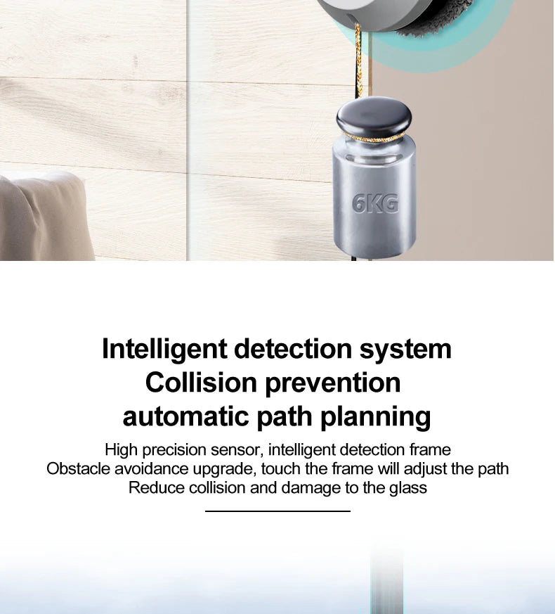 Smart Window Cleaning Robot with Dual-Side Spray & Remote Control