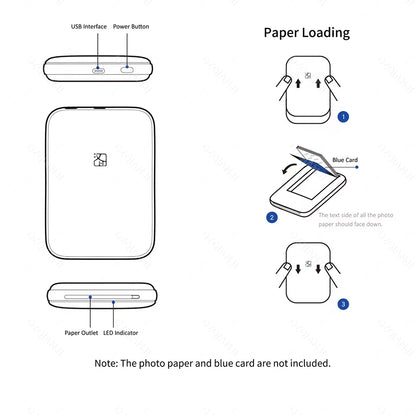 Portable Wireless Photo Printer