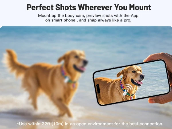 Full HD Mini Body & Helmet Camera with Wifi