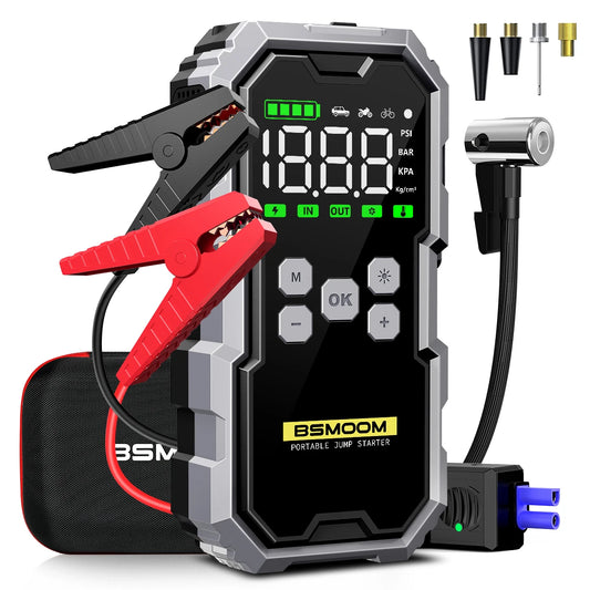 4-in-1 7000A Car Jump Starter, 150 PSI Pump & Power Bank