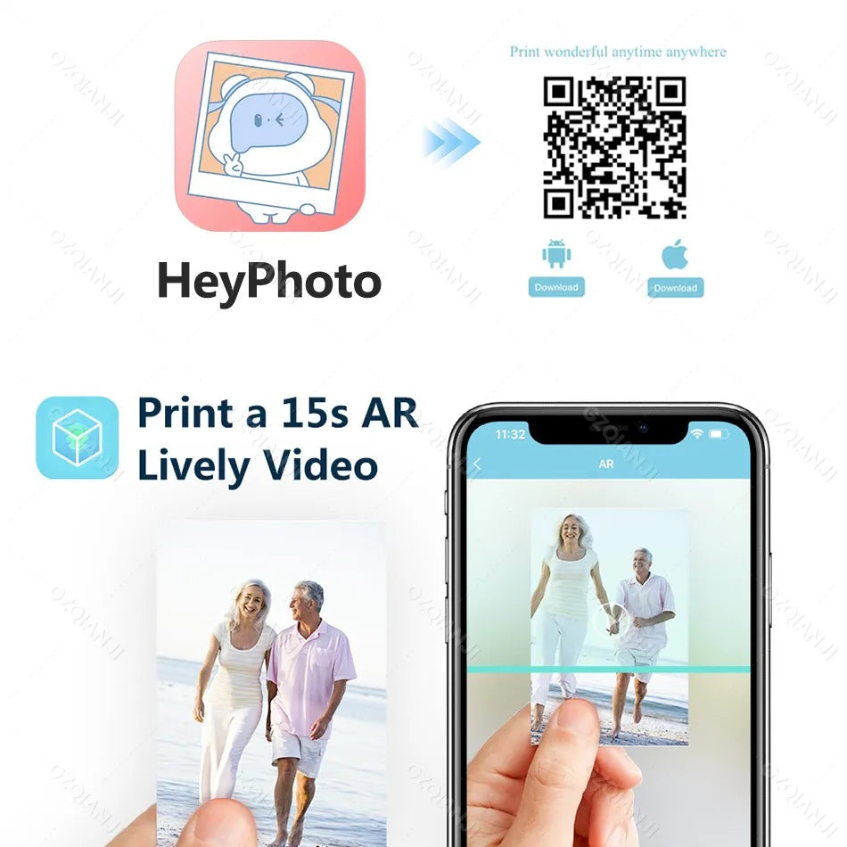 Portable Wireless Photo Printer