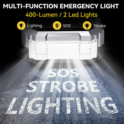 4-in-1 7000A Car Jump Starter, 150 PSI Pump & Power Bank