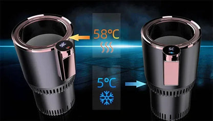 2-in-1 Car Cup Cooler & Warmer – Smart Temperature Control