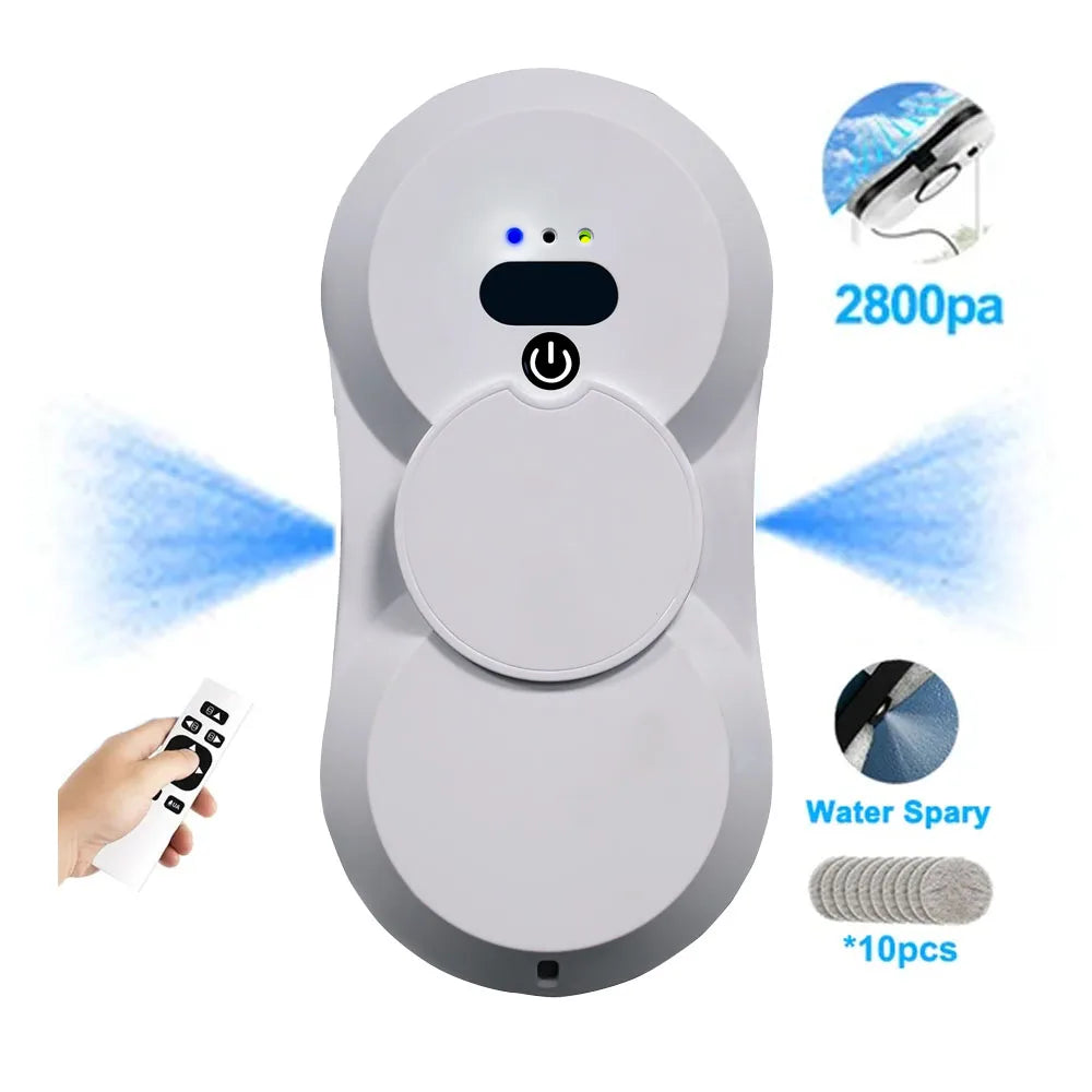 Smart Window Cleaning Robot with Dual-Side Spray & Remote Control
