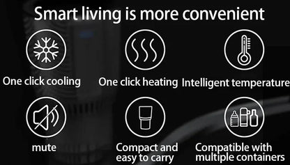 2-in-1 Car Cup Cooler & Warmer – Smart Temperature Control