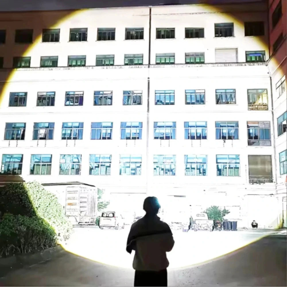 Ultra Bright Rechargeable LED Torch – Tactical Zoom Flashlight