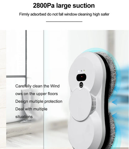 Smart Window Cleaning Robot with Dual-Side Spray & Remote Control