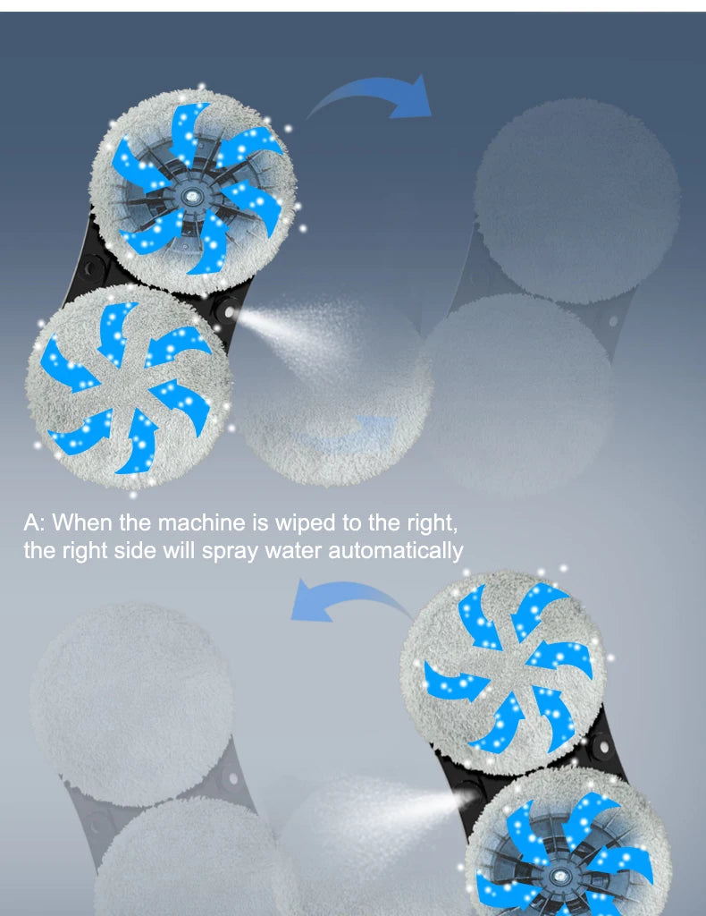 Smart Window Cleaning Robot with Dual-Side Spray & Remote Control