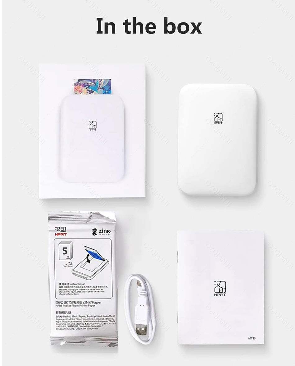 Portable Wireless Photo Printer