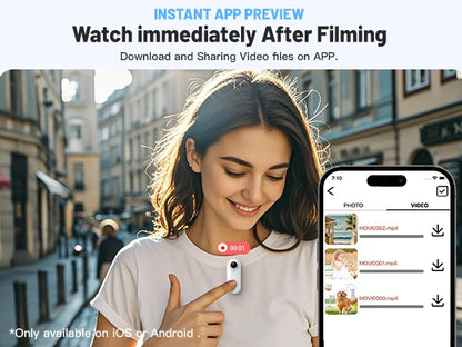 Full HD Mini Body & Helmet Camera with Wifi