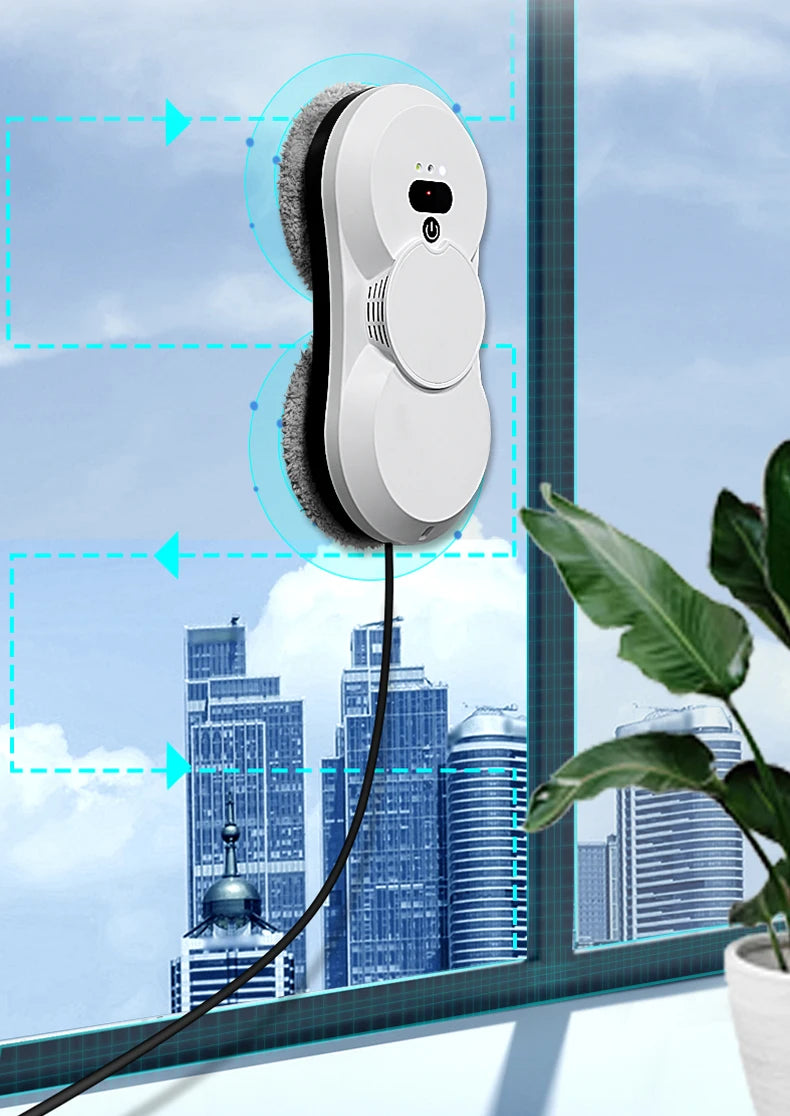 Smart Window Cleaning Robot with Dual-Side Spray & Remote Control