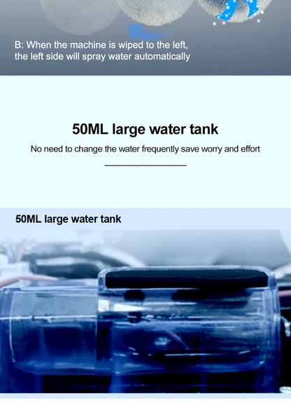 Smart Window Cleaning Robot with Dual-Side Spray & Remote Control